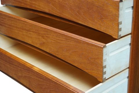Mid Century Teak Secretary Denmark BPS