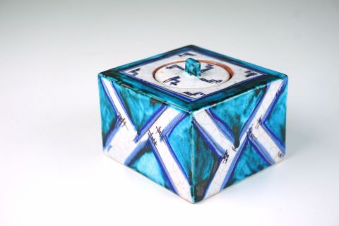 Paul Speck Tintenfass -Majolika