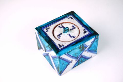 Paul Speck Tintenfass -Majolika