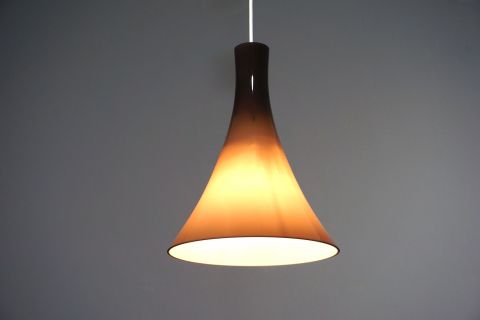 Peill & Putzler Mid Century Glas Deckenlampe