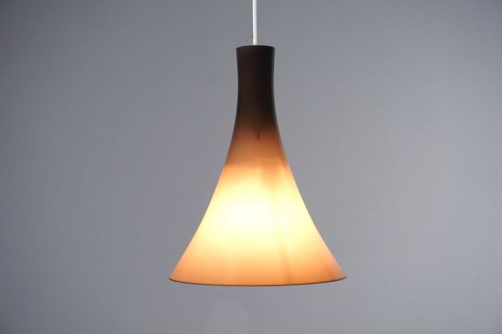 Peill & Putzler Mid Century Glas Deckenlampe