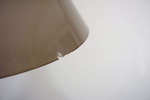 Peill & Putzler Mid Century Glas Deckenlampe