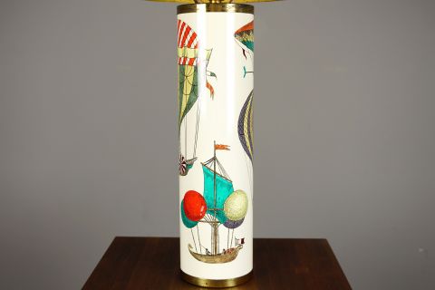 Piero Fornasetti Milano Lampe 1960s