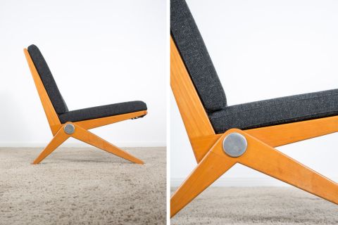 Pierre Jeanneret Scissor Chair