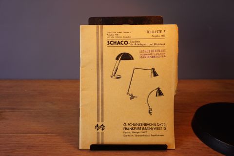 Schaco Bauhaus Tischleuchte 1930er