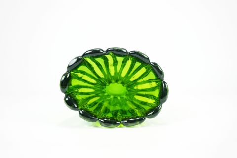 Sommerso a coste glass Vase