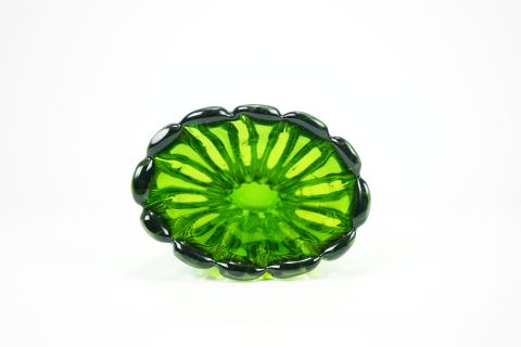 Sommerso a coste glass Vase