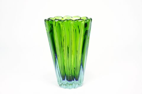 Sommerso a coste Glas Vase
