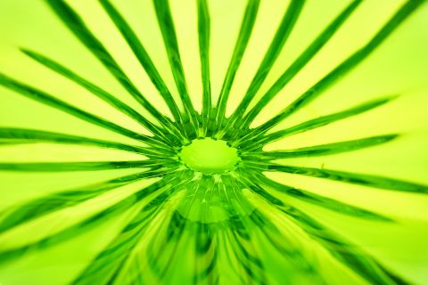 Sommerso a coste glass Vase