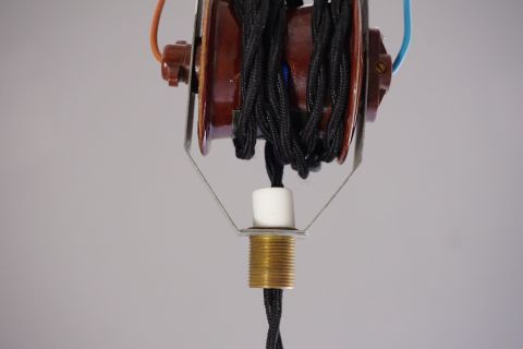 Temde Teak Sisal Pendant lamp