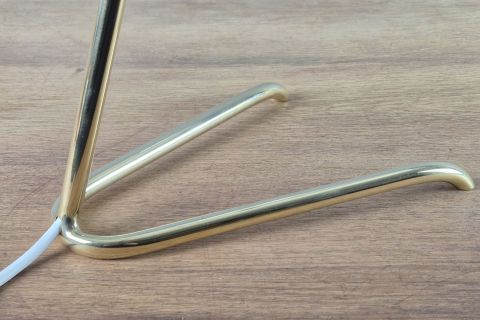 Mid Century brass acrylic tablelamp