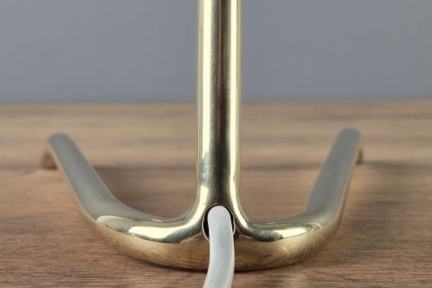 Mid Century brass acrylic tablelamp