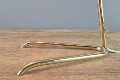 Tischlampe Messing Acrylglas 1950/60