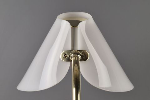 Mid Century brass acrylic tablelamp