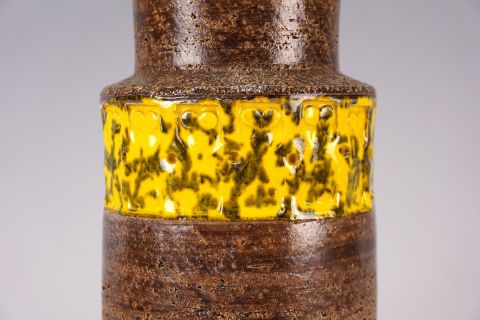 Trifolglio Keramikvase von Aldo Londi für Bitossi