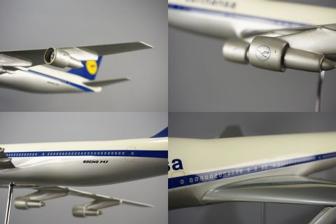 Vintage 1970 Display Boeing Airplane