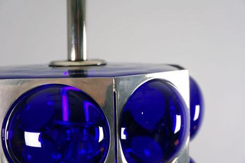 Vintage 1970s Temde Glass Ceilinglight