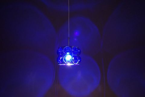 Vintage 1970s Temde Glass Ceilinglight