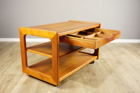 Vintage danish Teak Sidetable / Hifi Rack