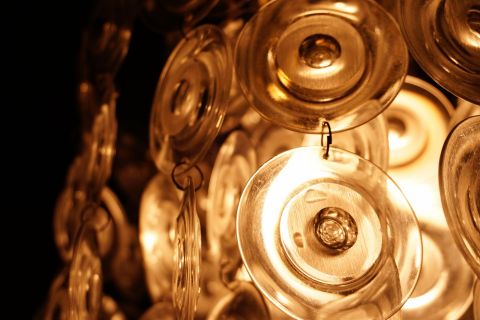 Vintage Lucite chandelier