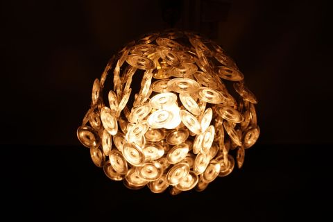 Vintage Lucite chandelier