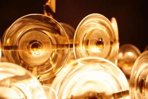 Vintage Lucite chandelier