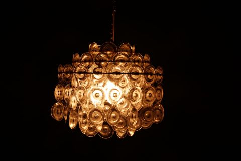 Vintage Lucite chandelier