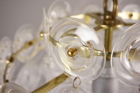 Vintage Lucite chandelier