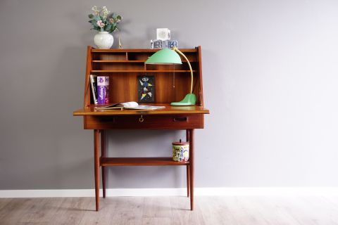 Vintage Teak Secretary