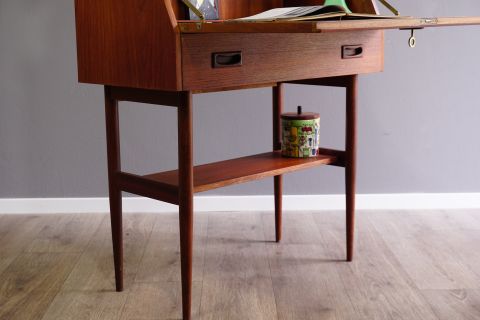 Vintage Teak Secretary