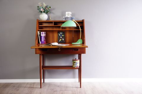 Vintage Teak Secretary