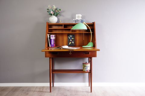 Vintage Teak Secretary