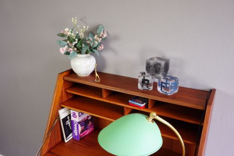 Vintage Teak Secretary
