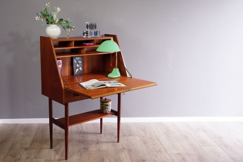 Vintage Teak Secretary