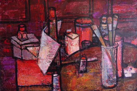 Waltraud Lamers - Expressionist Painting